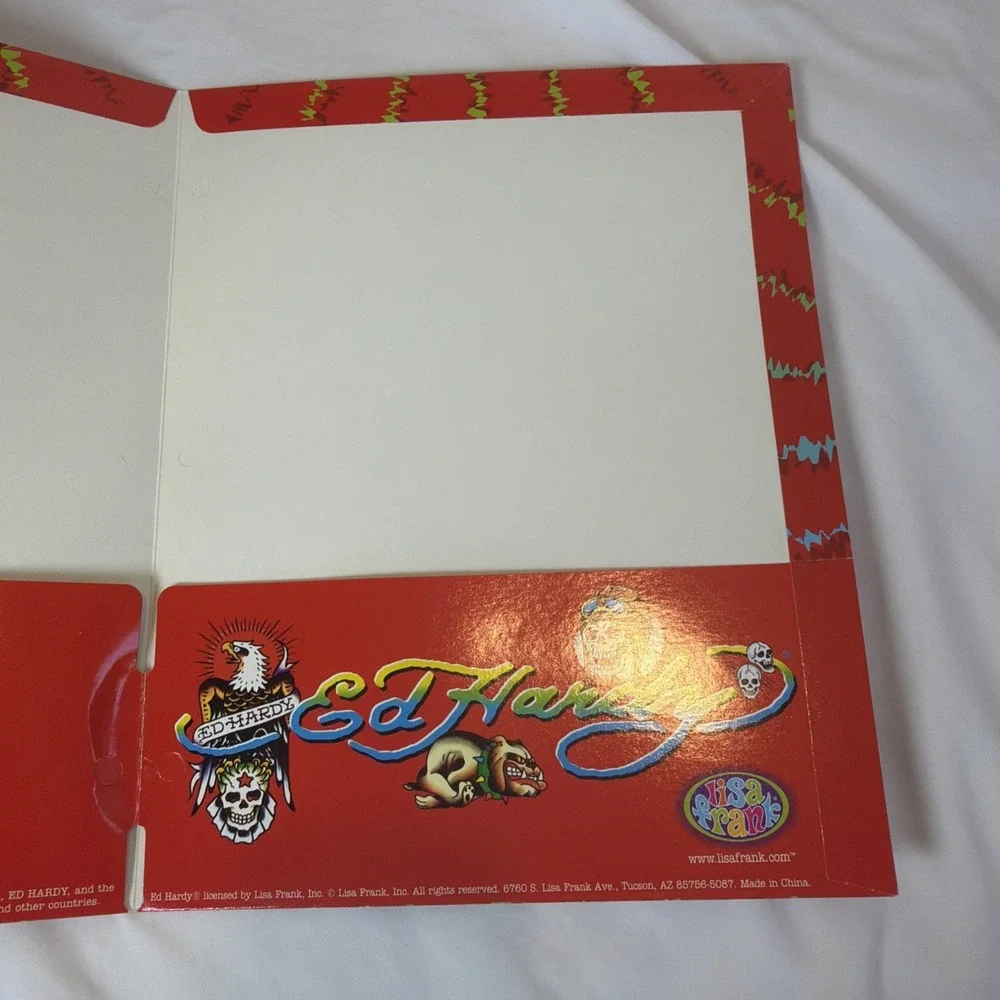 Lisa Frank Folder Ed Hardy Bulldog King Art Designs‎